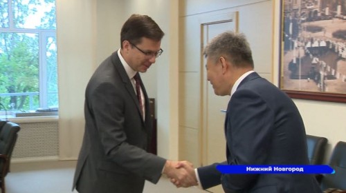  Глава Нижнего Новгорода провел встречу с делегациями из Южно-Сахалинска и китайского Цзинаня