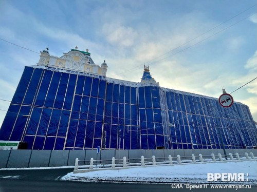 Реставрация «Дворца труда» в центре Нижнего Новгорода завершится к осени 2024 года