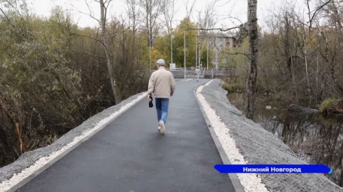 Завершено строительство нового тротуара на улице Рябцева в Московском районе