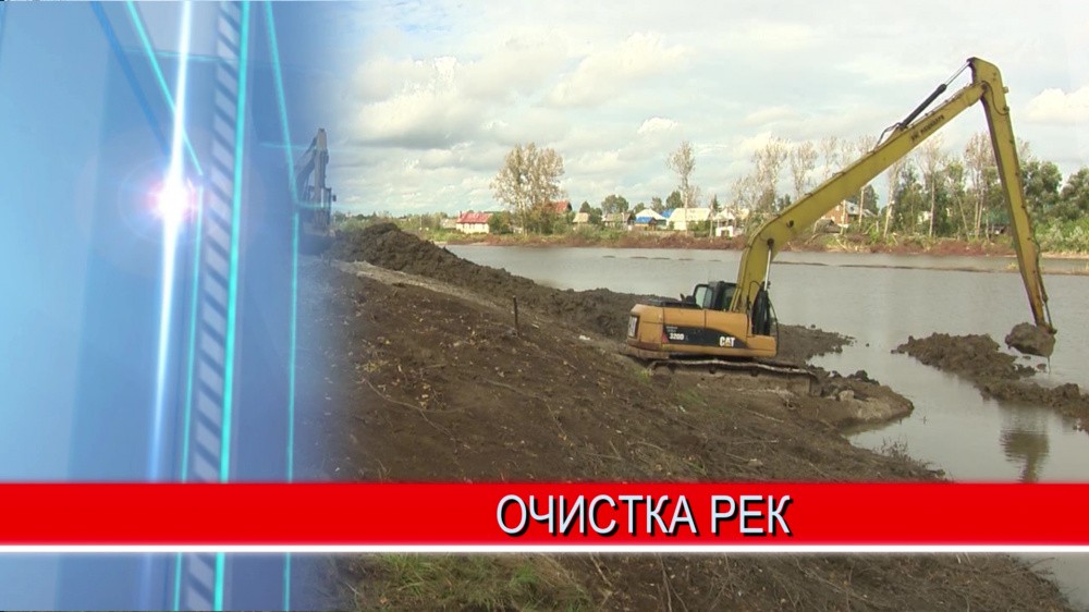 В Дивеевском районе на средства нацпроекта «Экология» начали расчищать русло речки Вичкинза