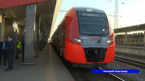 Из Нижнего Новгорода в Иваново отправился первый скоростной электропоезд «Ласточка»