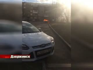 Житель Нижегородской области заводил машину и случайно сжег ее