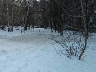Свалку снега, которую устроили коммунальщики в сквере на улице Премудрова, убрали