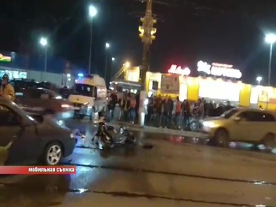 Авария с мотоциклистом произошла в Дзержинске на проспекте Циолковского