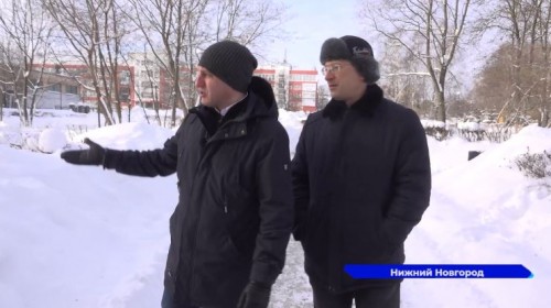 Александр Иванов лично оценил качество уборки снега в Советском районе