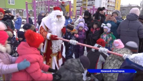 Новогодние елки пройдут на 48 дворовых площадках Нижнего Новгорода