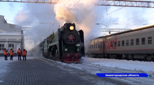«Рождественский поезд» отправился из Нижнего Новгорода в Арзамас
