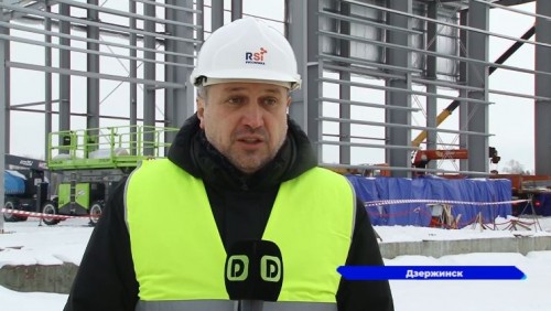 Иван Носков приехал с рабочим визитом на строительную площадку будущего предприятия «Руссилика»