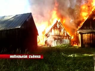 В посёлке Совхозный Балахнинского района горели сараи