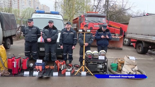 Смотры сводных отрядов пожаротушения проводятся во всех районах Нижнего Новгорода в рамках профилактических работ  