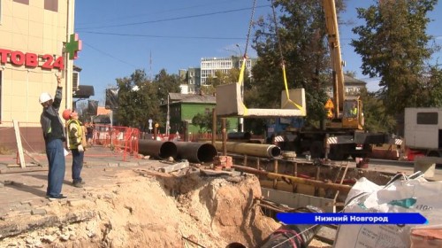 В ноябре на улице Костина будет завершено строительство нового участка магистральной теплотрассы