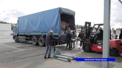 Из Нижегородской области в зону СВО отправился гуманитарный конвой со строительными материалами