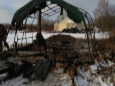 54-летний мужчина сгорел в палатке в Павловском районе
