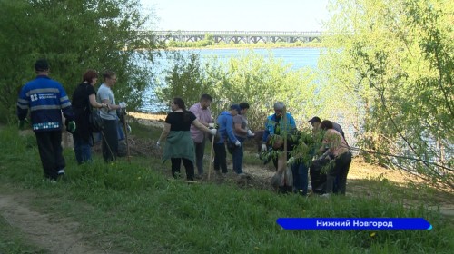 Экологическую акцию «Берегу Волгу» организовали сотрудники «Нижегородского водоканала»