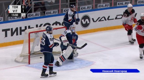 Нижегородское хоккейное «Торпедо» уступило подмосковному «Витязю» со счетом 1:2