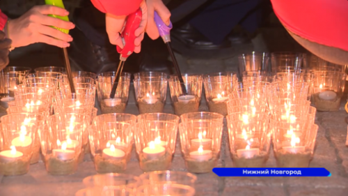 Всероссийская акция на девятый день после теракта в «Крокус сити холле» состоялась в Нижнем Новгороде