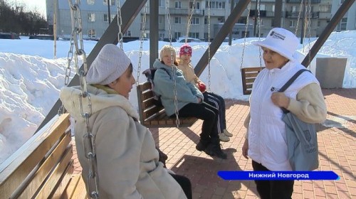О голосовании по проекту ФКГС нижегородцам напоминают социальные участковые
