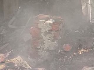 Деревянный дом сгорел в Приокском районе