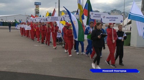 На стадионе «Нижний Новгород» прошла церемония открытия летних паралимпийских игр «Мы вместе. Спорт»