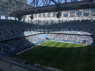 В Нижнем Новгороде торжественно открыли новый стадион на Стрелке