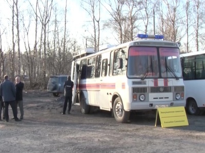 На автостанции "Щербинки" прошли учения по обезвреживанию террористов