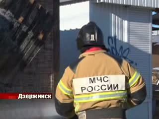 В Дзержинске сгорела шашлычная