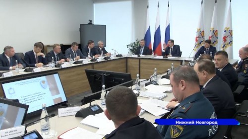 Итоговое совместное заседание антитеррористической комиссии и оперативного штаба в Нижегородской области провел Глеб Никитин