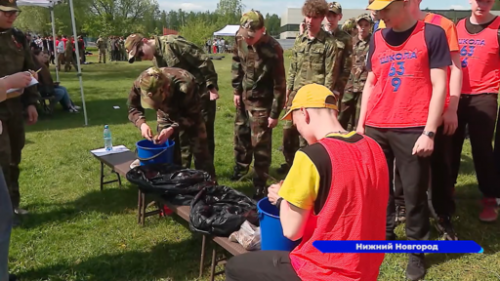 Молодёжь Автозаводского района провела «Один день в армии» 