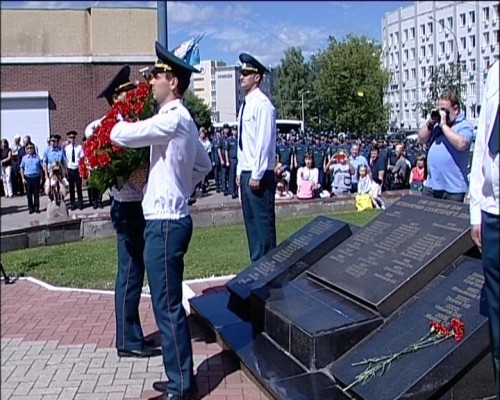 В МЧС почтили память пожарных, погибших при исполнении служебного долга