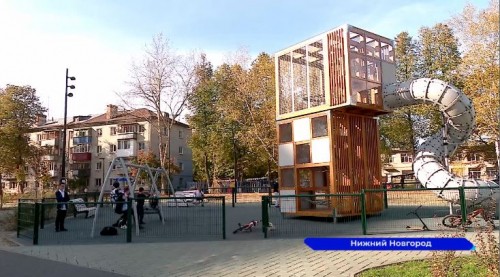 Новый сквер появился на территории у реки Борзовки в Нижнем Новгороде