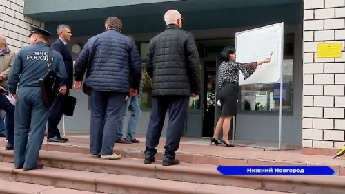 В нижегородской школе №102 прошла штабная тренировка по гражданской обороне