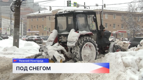 В Нижнем Новгороде высота снежного покрова превысила полметра