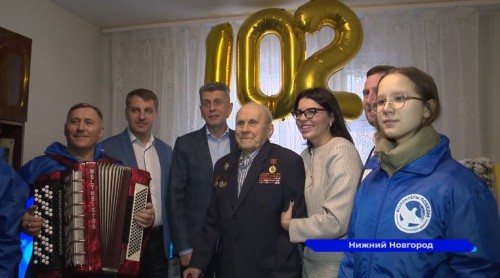 Свой 102-й день рождения празднует участник Великой Отечественной войны Николай Федорович Шишкин