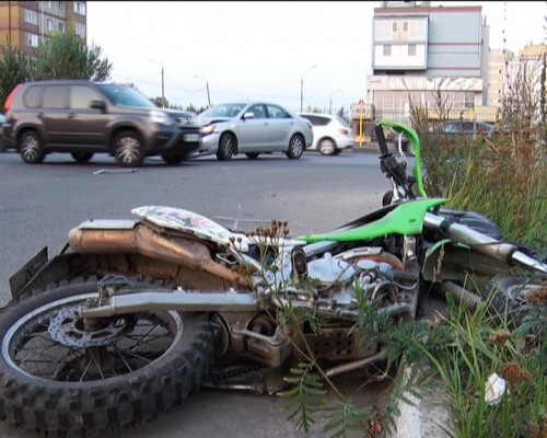 45-летний байкер пострадал в аварии на Казанском шоссе