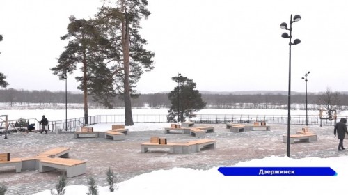 Благоустройство нового общественного пространства рядом со Святым озером в Дзержинске завершено