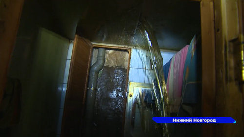 В квартирах дома №11 по улице Напольно-Выставочная случился настоящий потоп