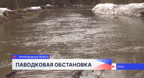 12 низководных мостов затоплено в Нижегородской области