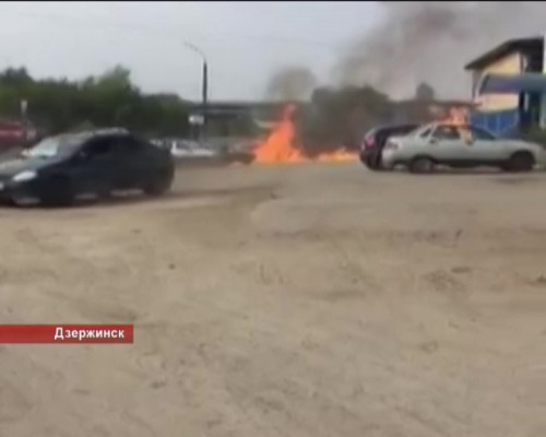 Пострадавший во время крупного пожара на химпредприятии Дзержинска получил ожоги 10% тела