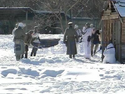 В Парке Победы прошла военно-историческая реконструкция, посвящённая 100-летию Красной Армии