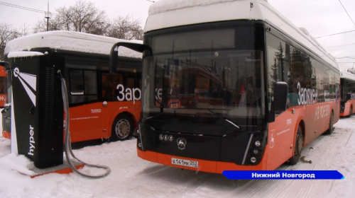 В Нижнем Новгород на линию вышли первые электробусы
