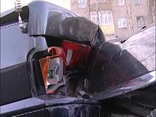 Авария с участием автобуса и двух легковых автомобилей произошла на улице Циолковского. 
