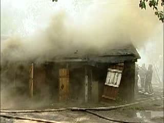 Крупный пожар в Ленинском районе Нижнего Новгорода.