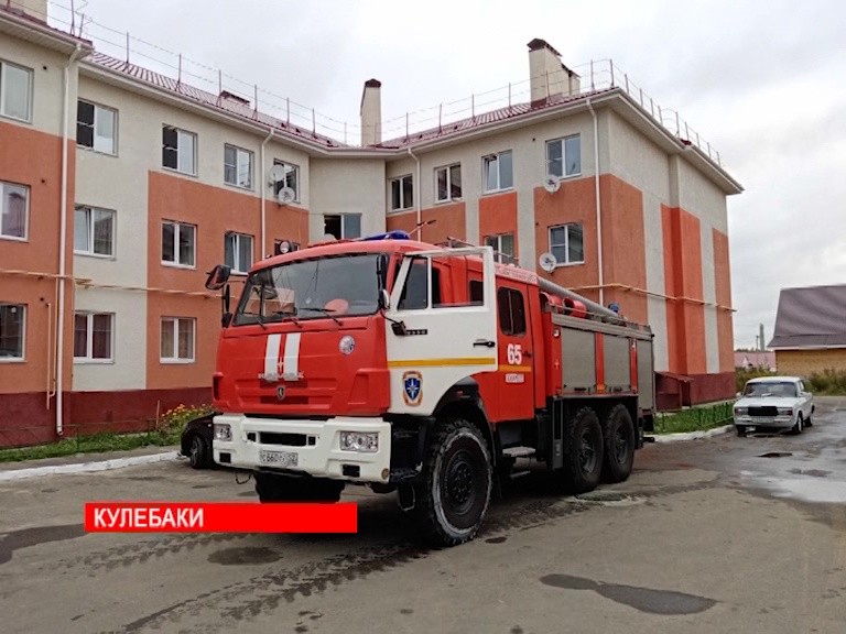 Два человека в погибли на пожаре в Кулебаках