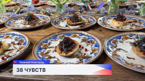 В Нижнем Новгороде организовали арт-гастроужин «38 оттенков чувств»