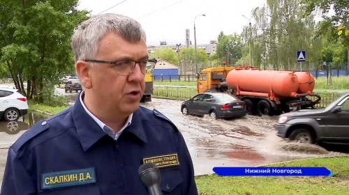 Последствия побившего рекорды ливня продолжают ликвидировать в Нижнем Новгороде