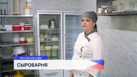 Собственную сыроварню в Шатковском районе открыла нижегородская предпринимательница