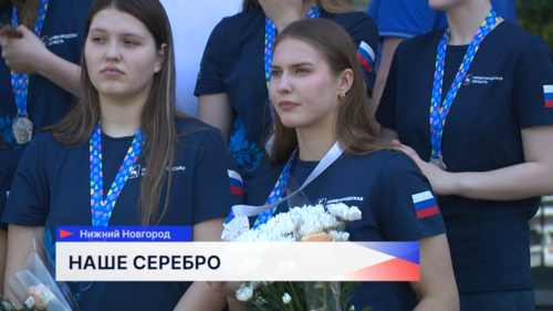 Женская сборная Нижегородской области по водному поло стала серебряным призёром Спартакиады молодёжи РФ