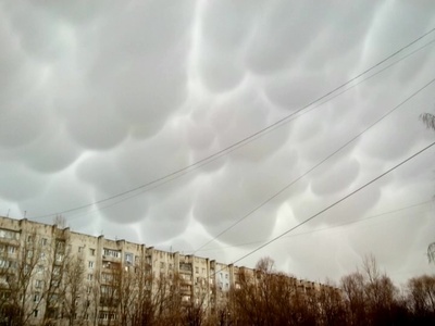 Тропические облака накрыли Нижний Новгород в прошедшие выходные