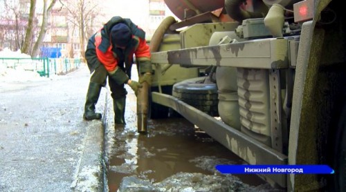 ДУК Канавинского района начала активно бороться с весенними подтоплениями