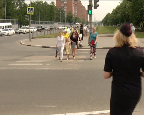 Профилактическая акция "Береги пешехода!" прошла в Автозаводском районе